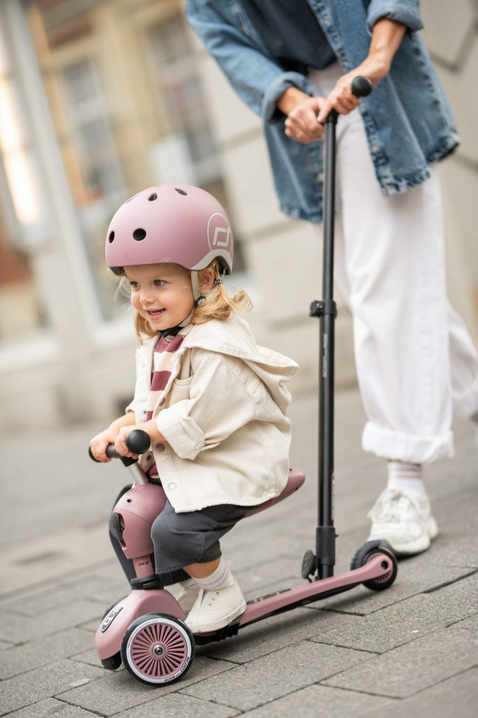 Scoot&Ride Løbehjul High Way Kick 1 - Push & Go - Rose