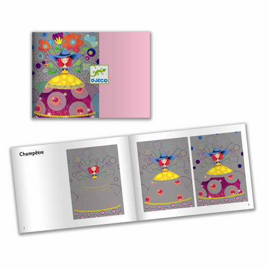 Djeco Scratch kort, Kjoler