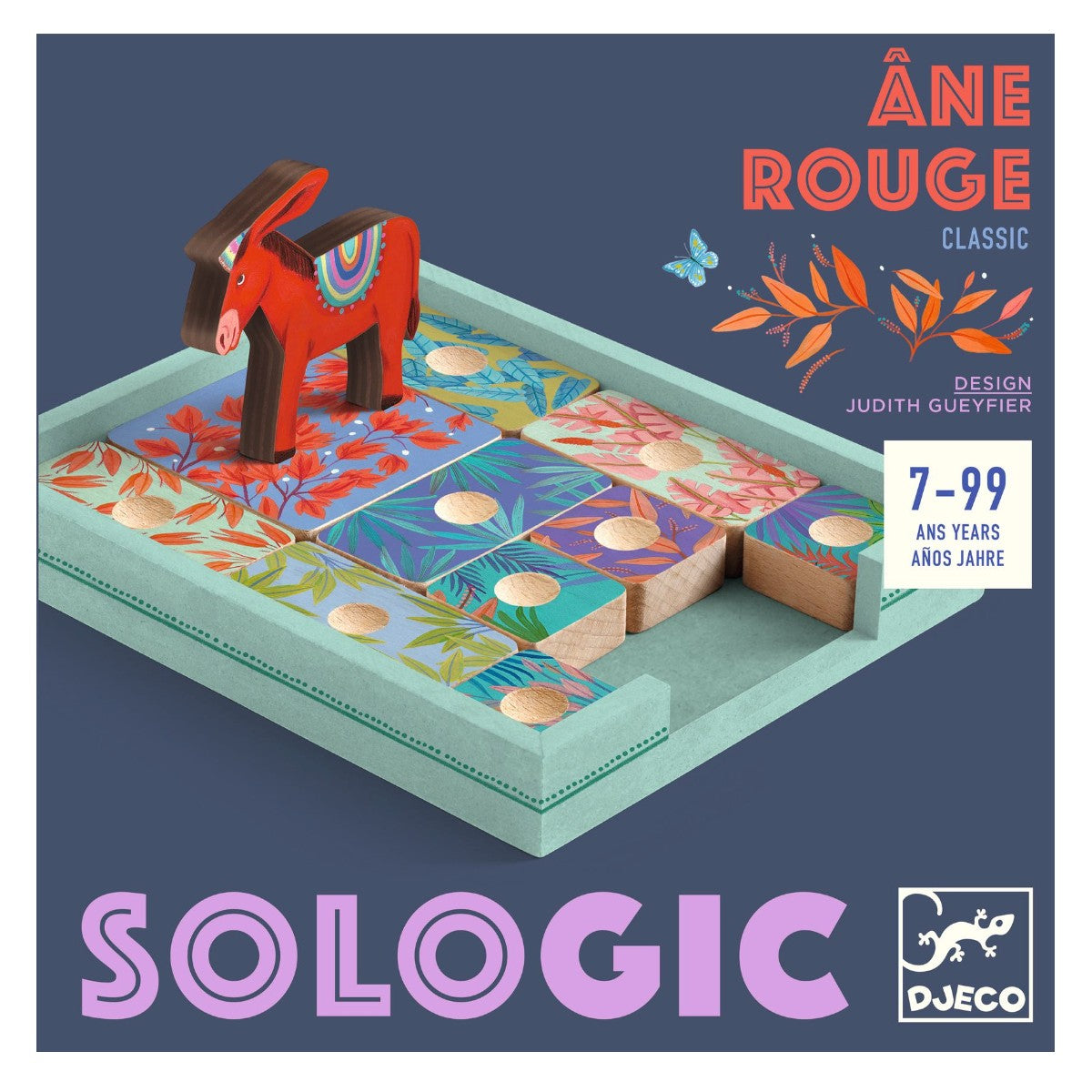 Djeco Spil Sologic, Âne rouge