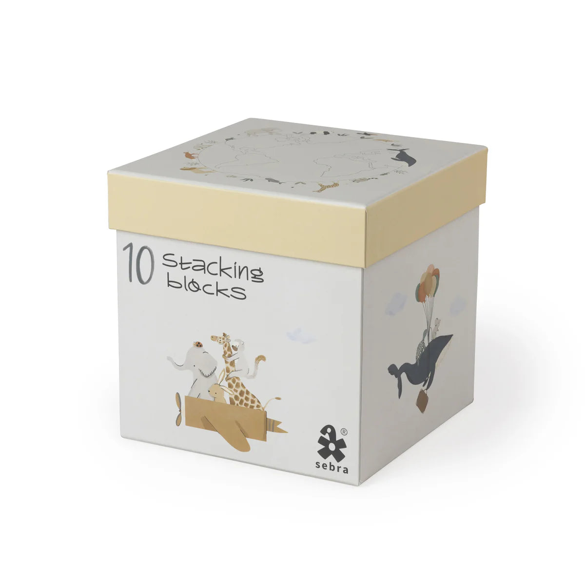 Sebra Stabelkasser 10 stk. - World of Sebra