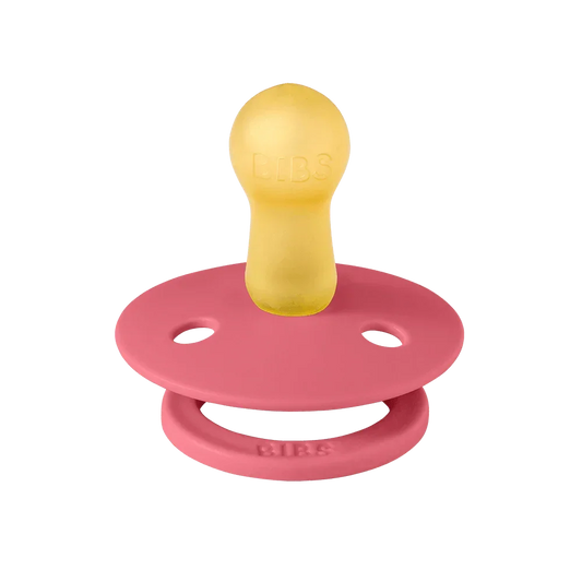 BIBS 2pk sutter colour latex str. 1, Dusty Pink/Coral