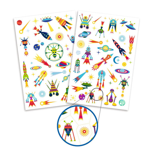 Djeco Tatoveringer, Rummet selvlysende