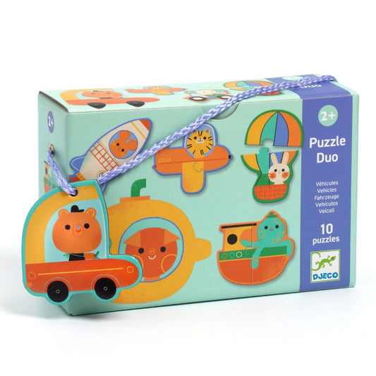 Djeco Puzzle Duo, Transport