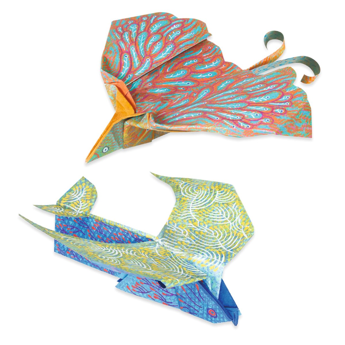 Djeco Origami, Med vinger