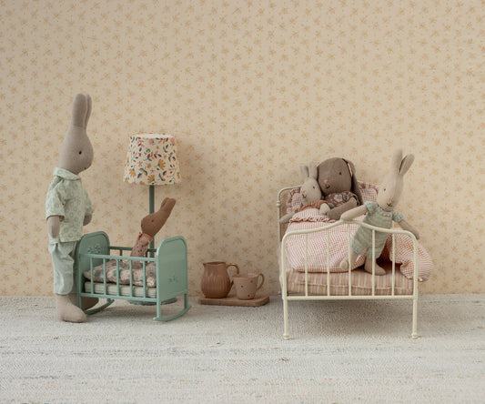 Maileg Vugge, My - Blå mint