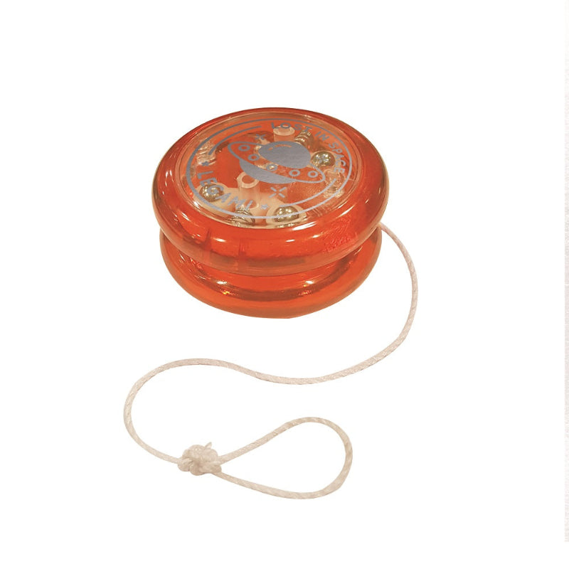 Yoyo med lys når den spinner.