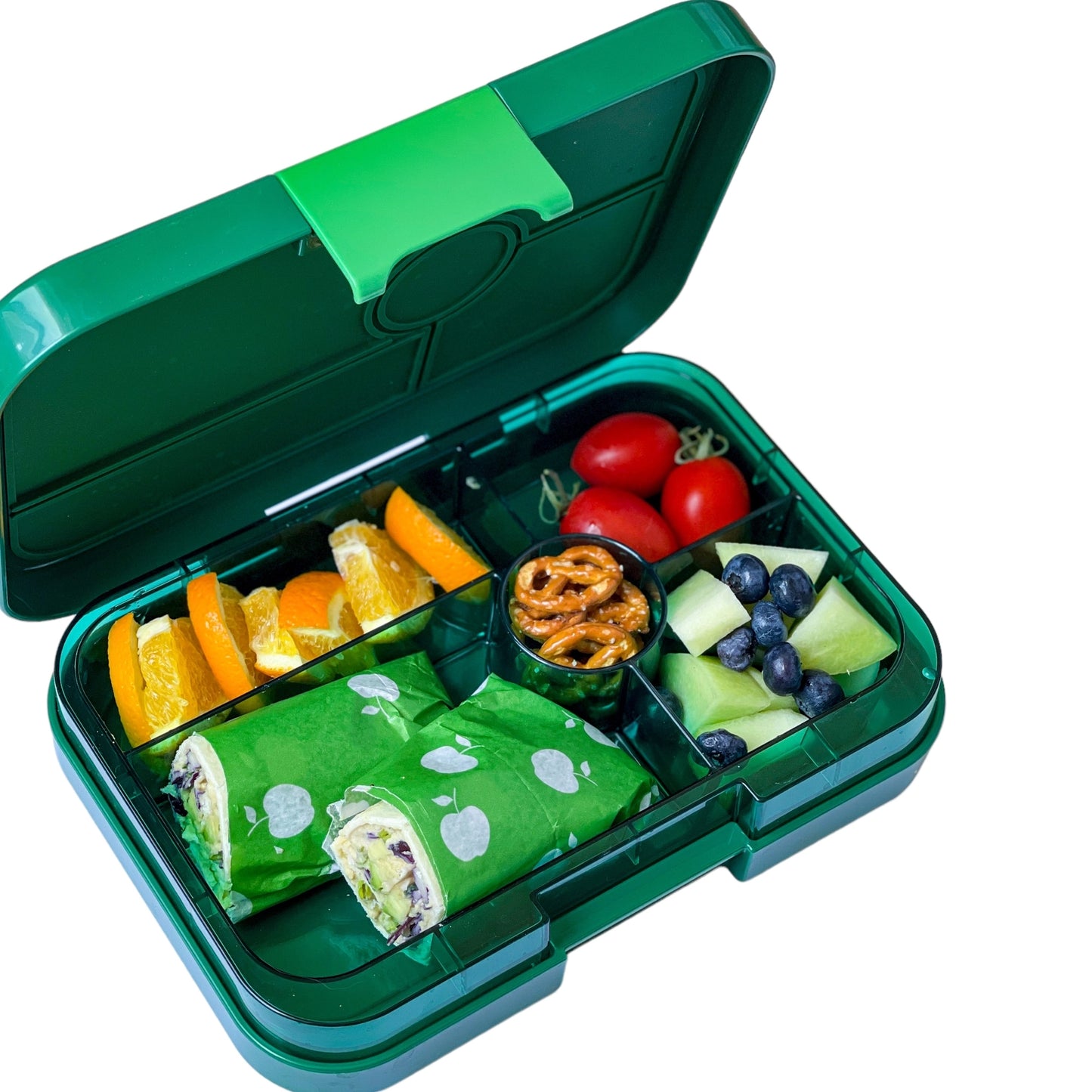 Yumbox Tapas 5 rum, green/jungle