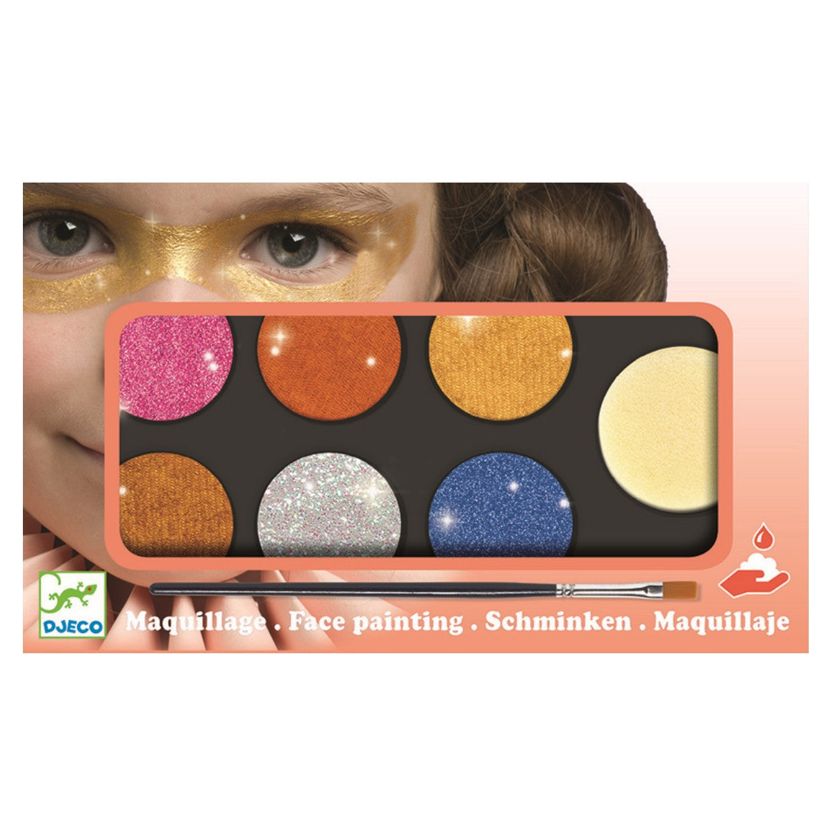 Djeco Ansigtsmaling, Metallic
