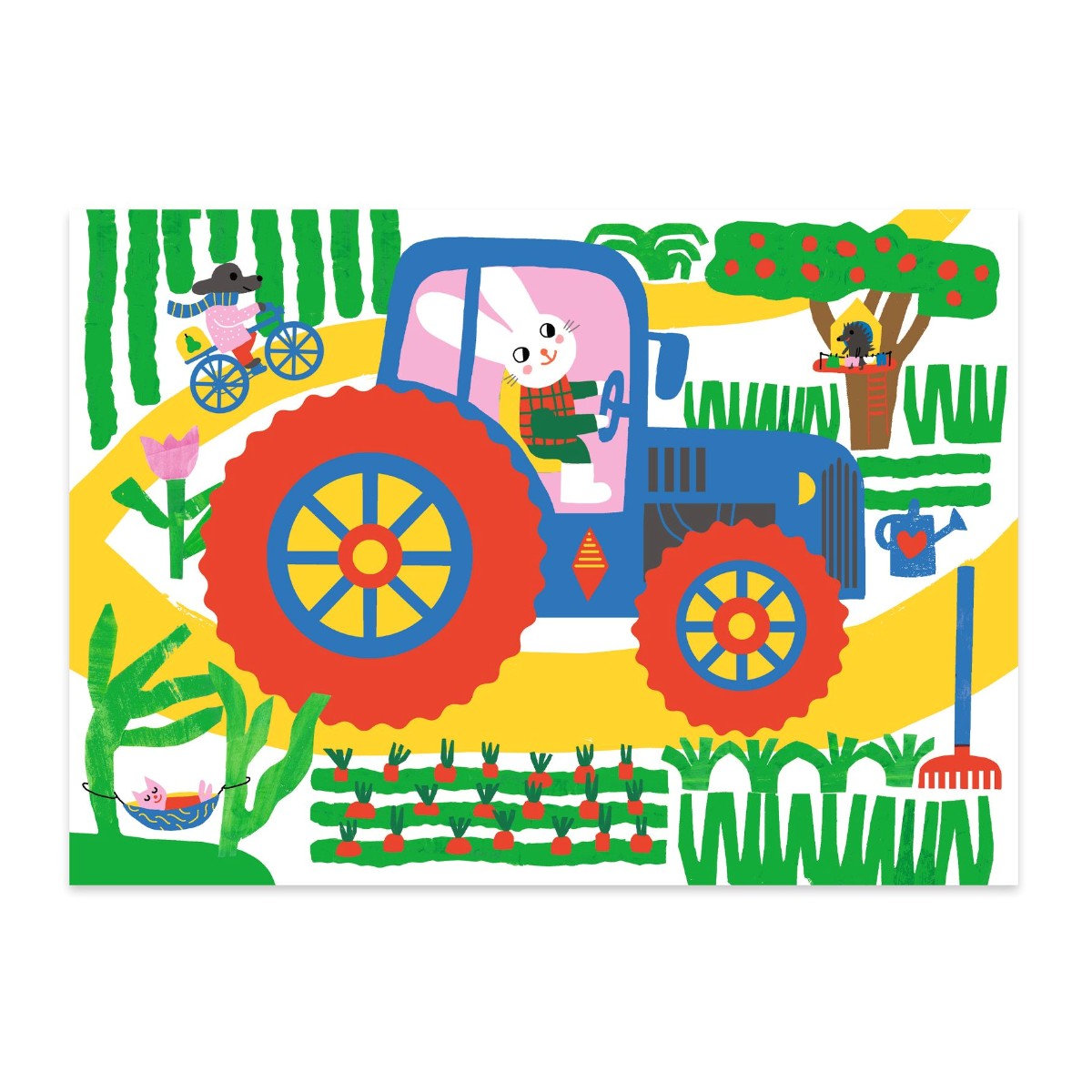 Djeco Kreativ Scratch, Køretøjer