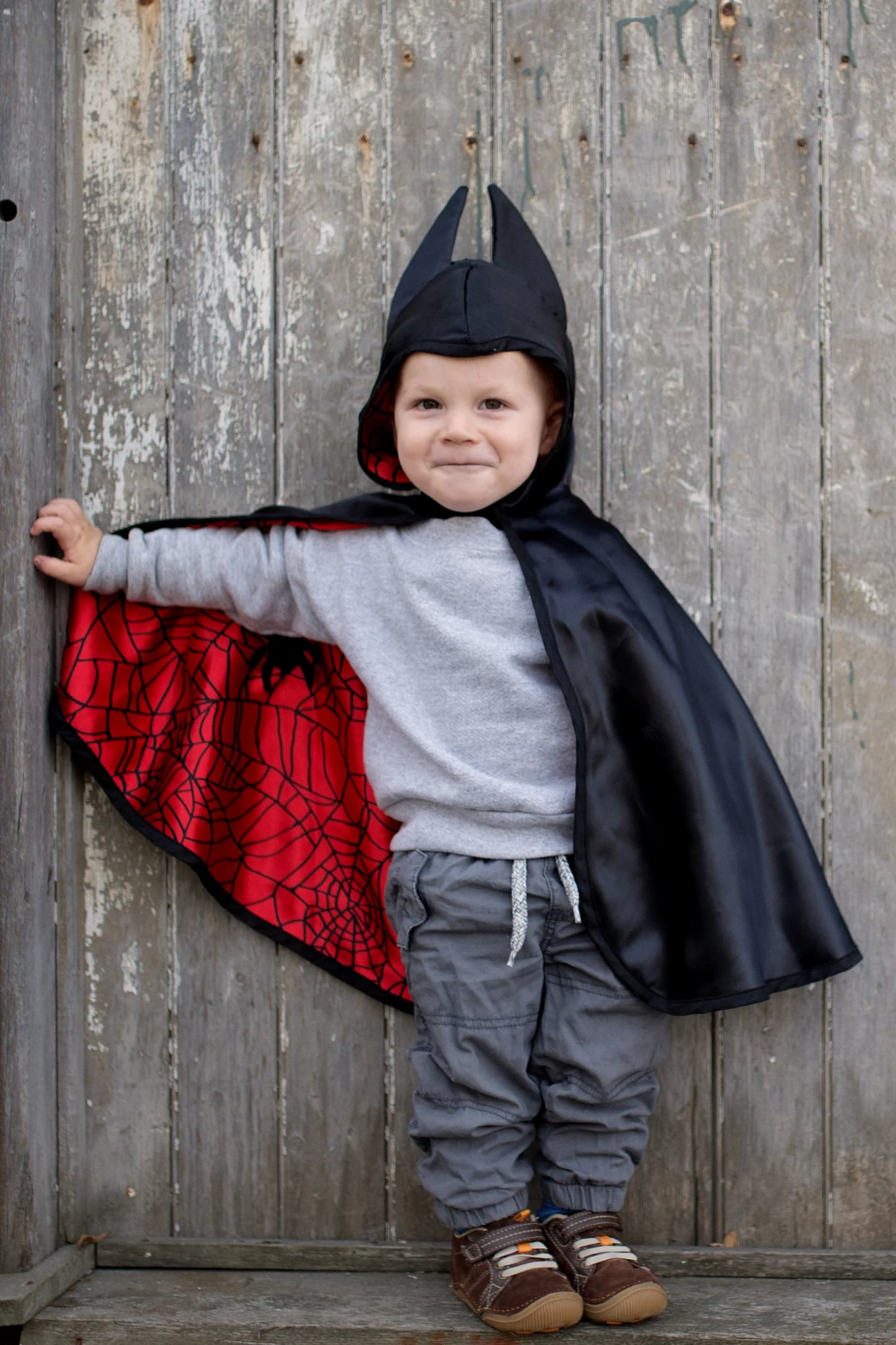 Great Pretenders Spider/Bat kappe, str.2-3 år