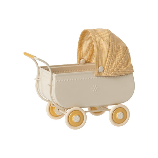 Maileg Barnevogn - Micro, Gul