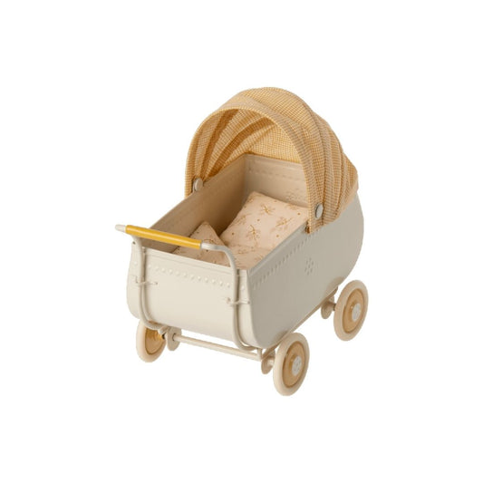 Maileg Barnevogn - Micro, Gul