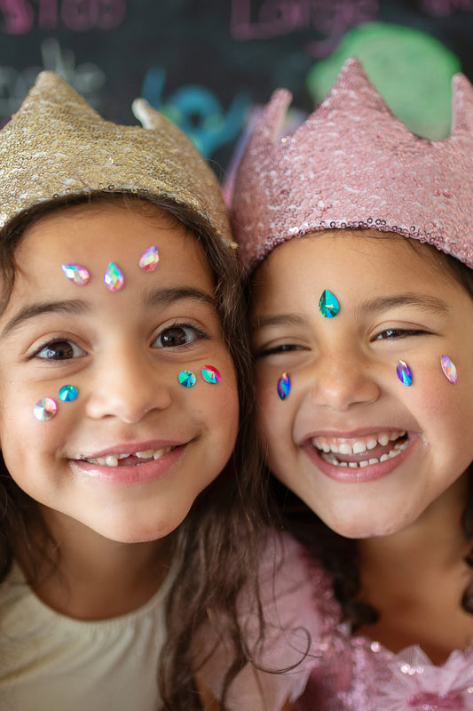 Great Pretenders ansigtsklistermærker, krystaler