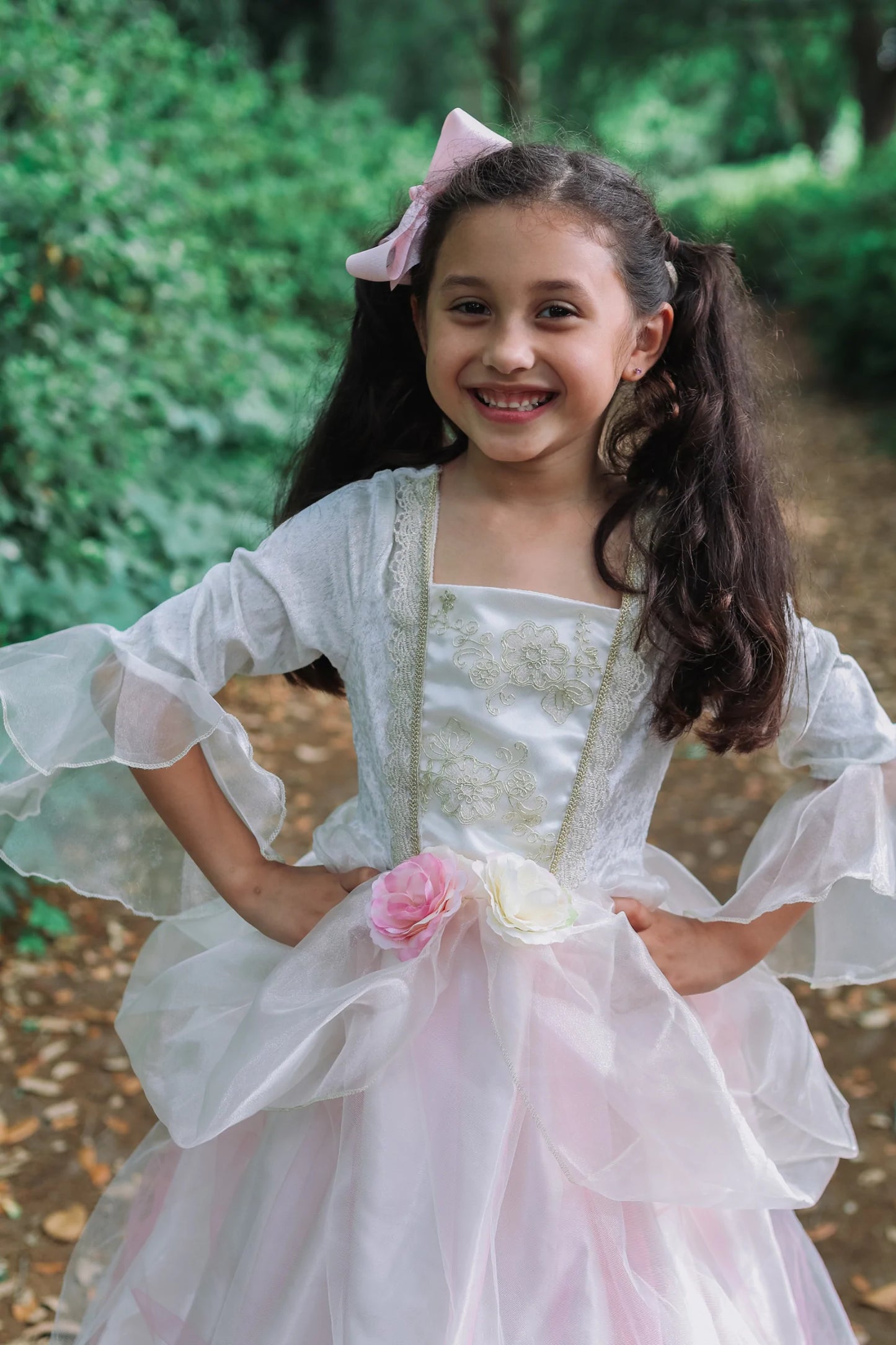 Great Pretenders Golden prinsessekjole, str.7-8 år
