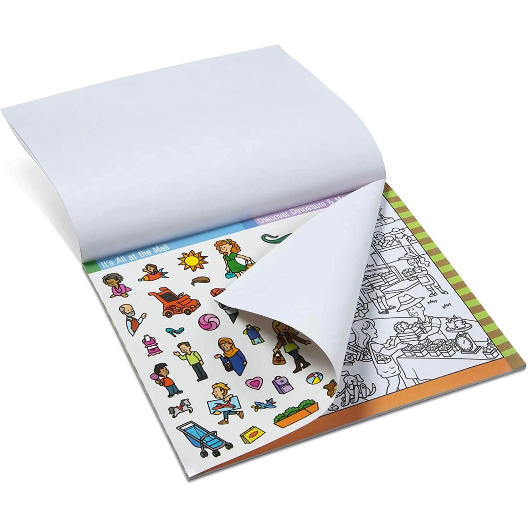 Melissa & Doug søg og find m.klistermærker, around town