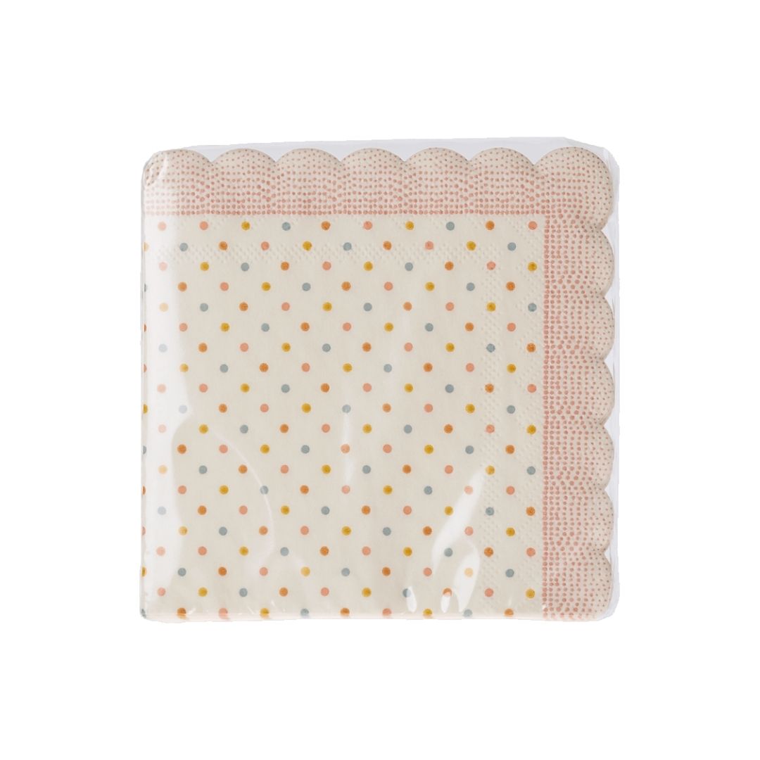 Maileg Servietter, Lille - Rose dot