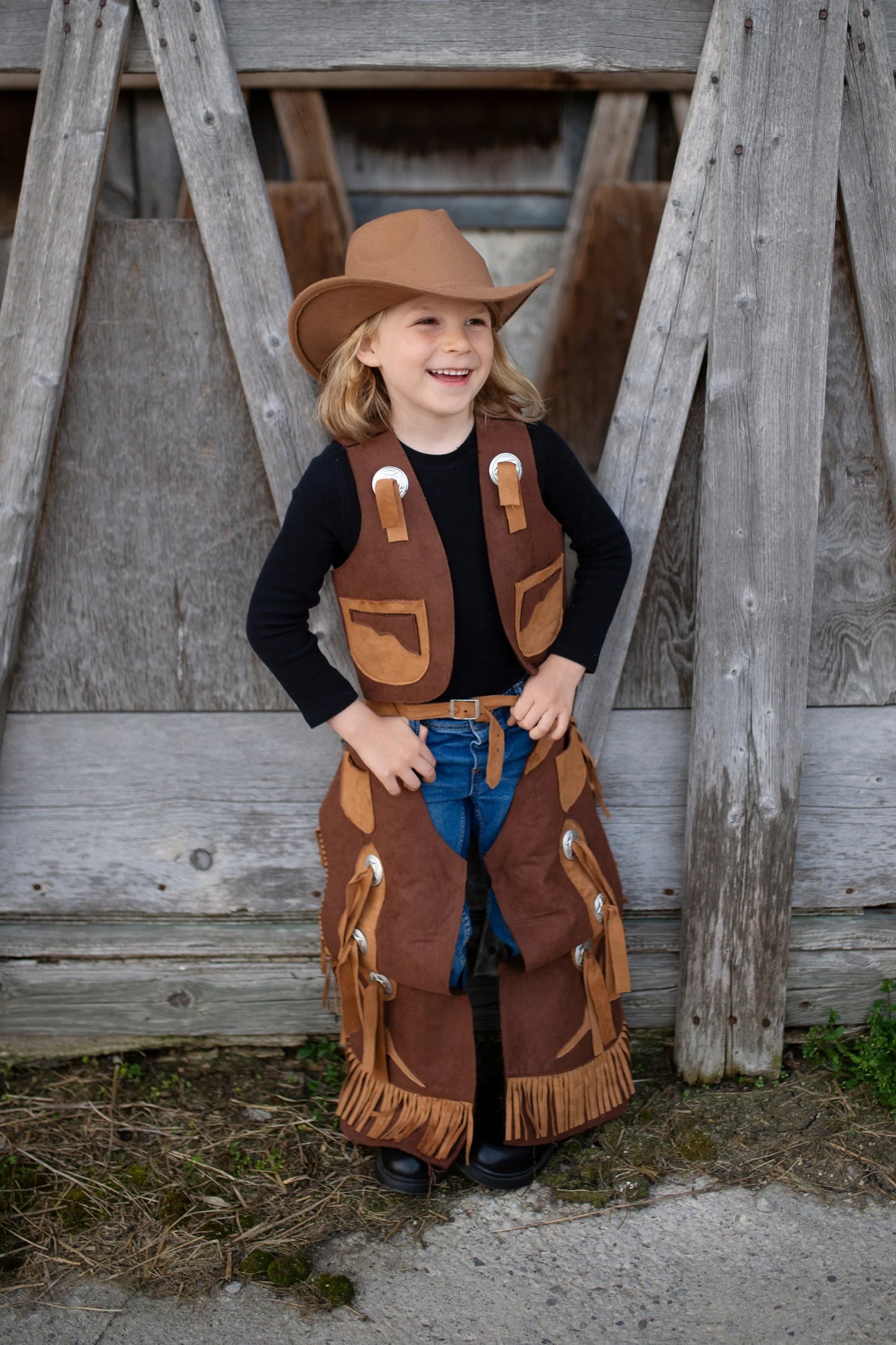 Great Pretenders Cowboy-sæt str. 5-6 år