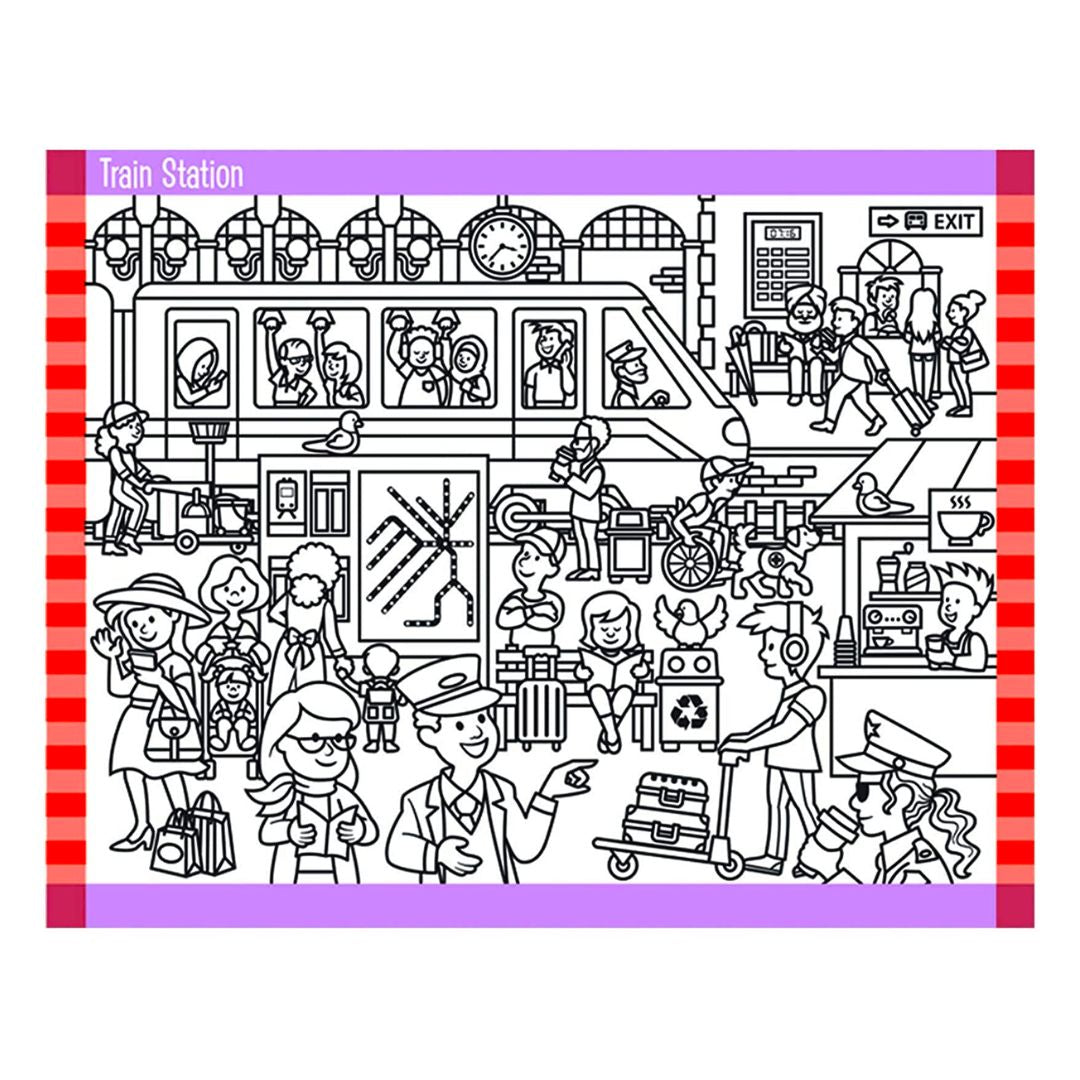 Melissa & Doug søg og find m.klistermærker, around town