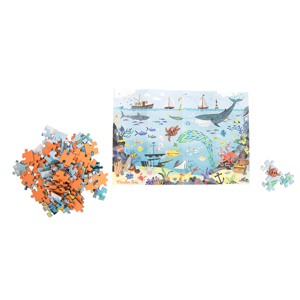Moulin Roty Puslespil 96 brk - Explorer's Ocean
