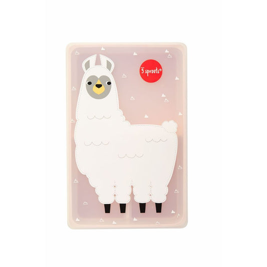 3 Sprouts madkasse i silikone, lama