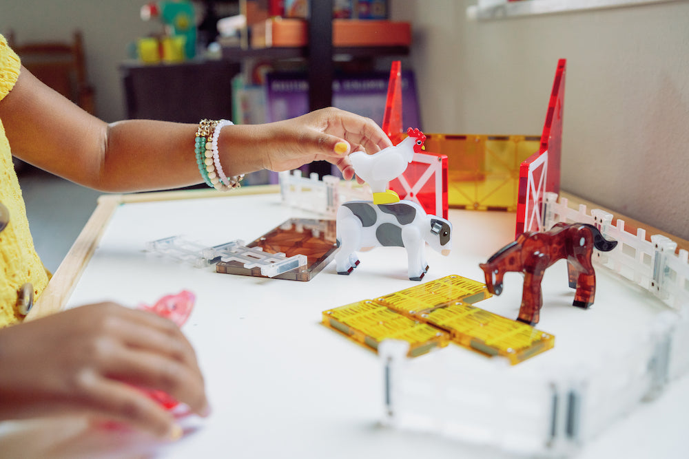 Magna-Tiles Bondegårdsdyr, 25 dele