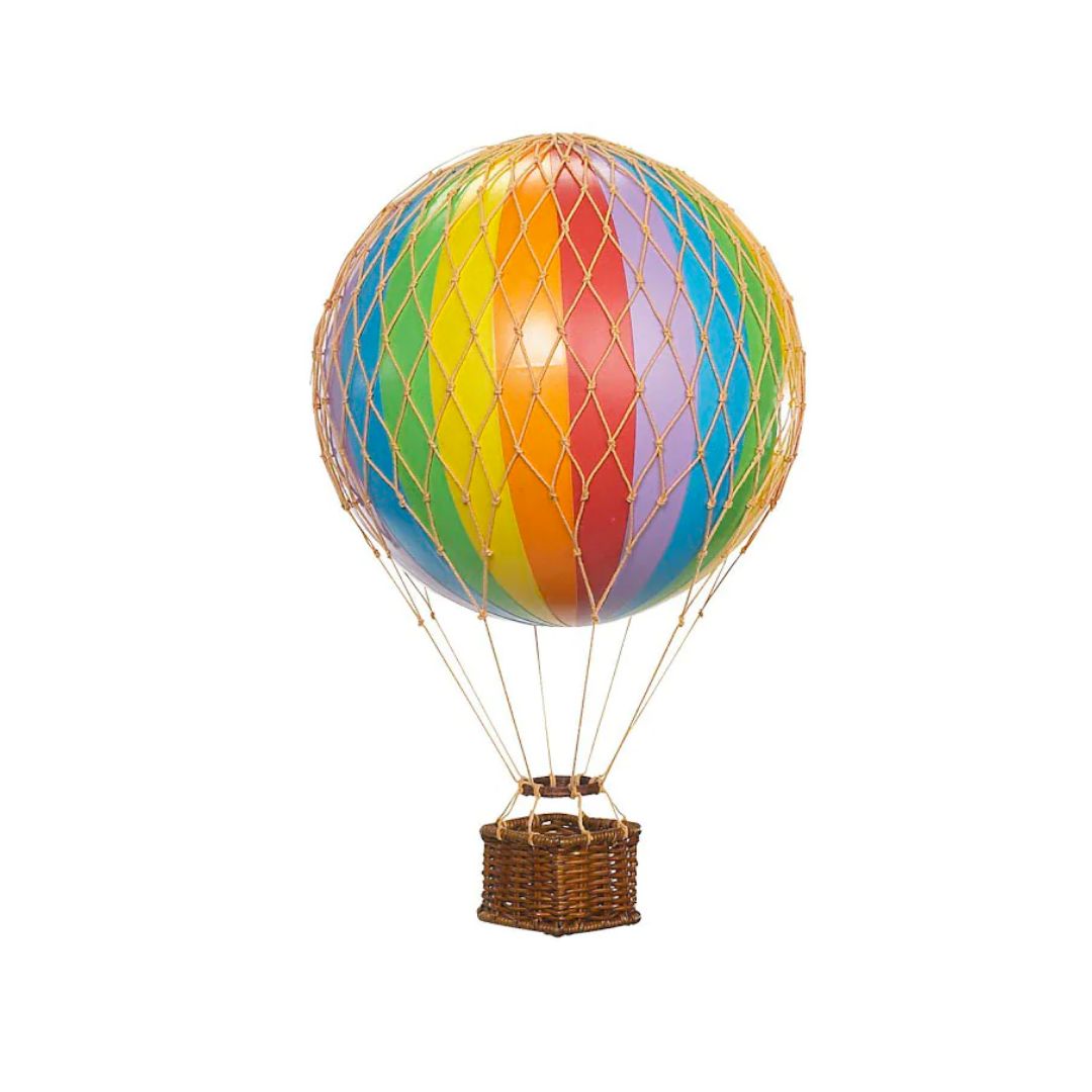 Authentic Models Travels light luftballon, 18cm. - Rainbow