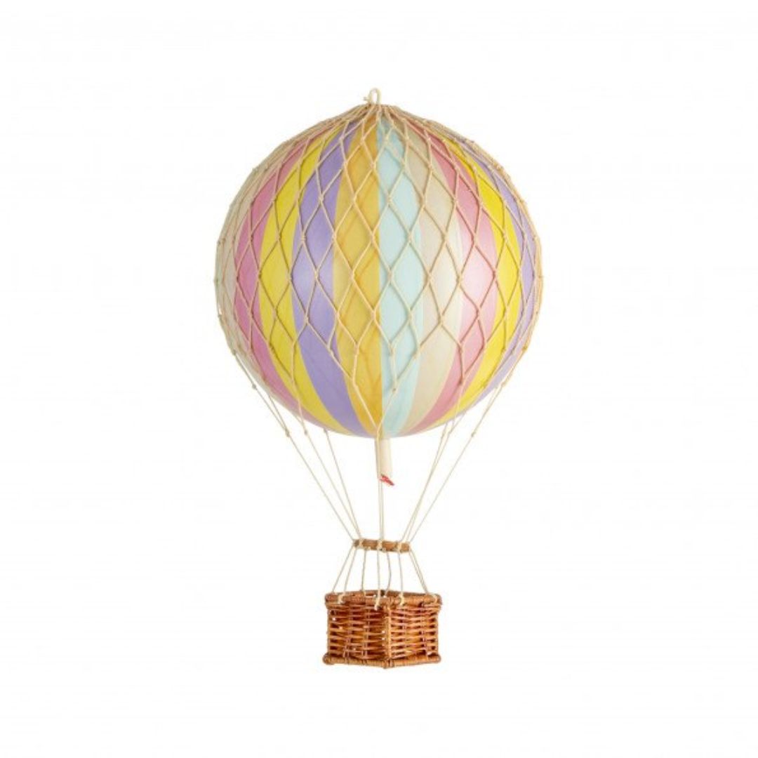 Authentic Models Travels light luftballon, 18cm. - Rainbow pastel