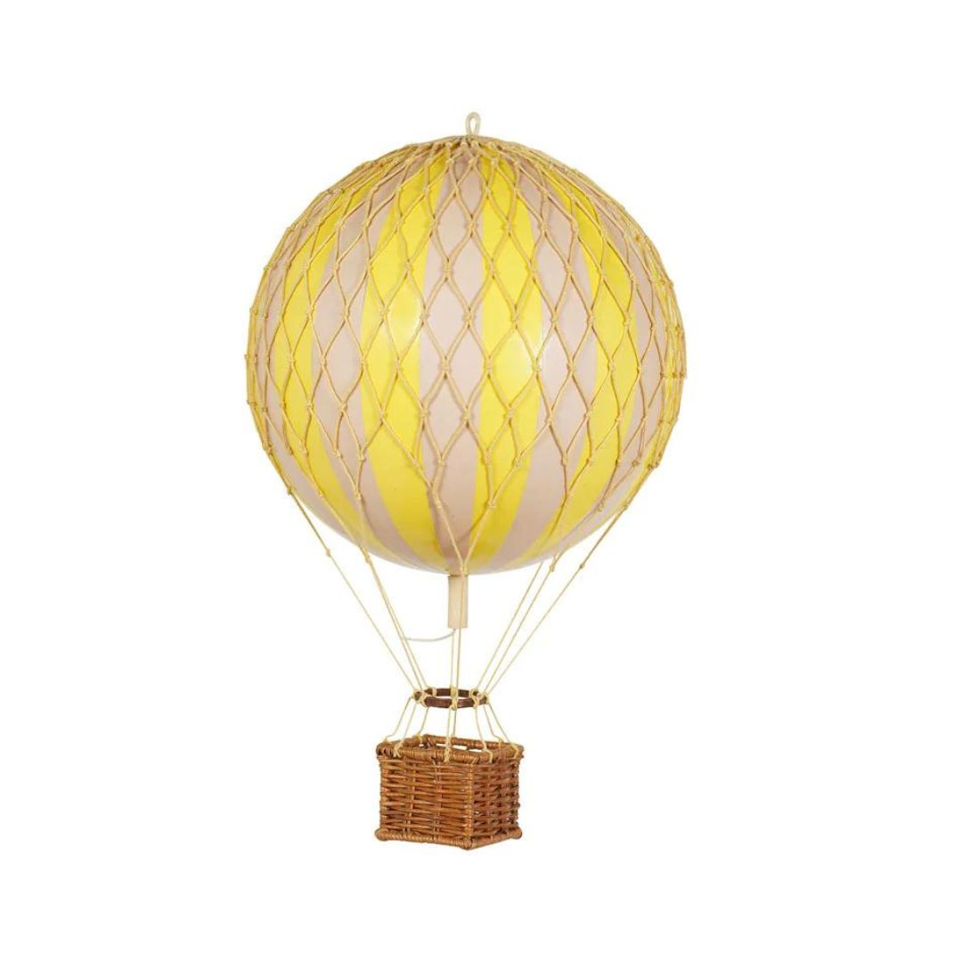 Authentic Models Travels light luftballon, 18cm. - Yellow