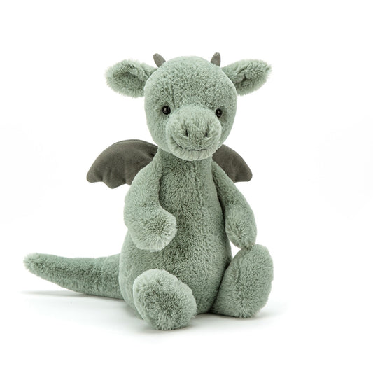 Jellycat Bashful Drage, mellem 31 cm