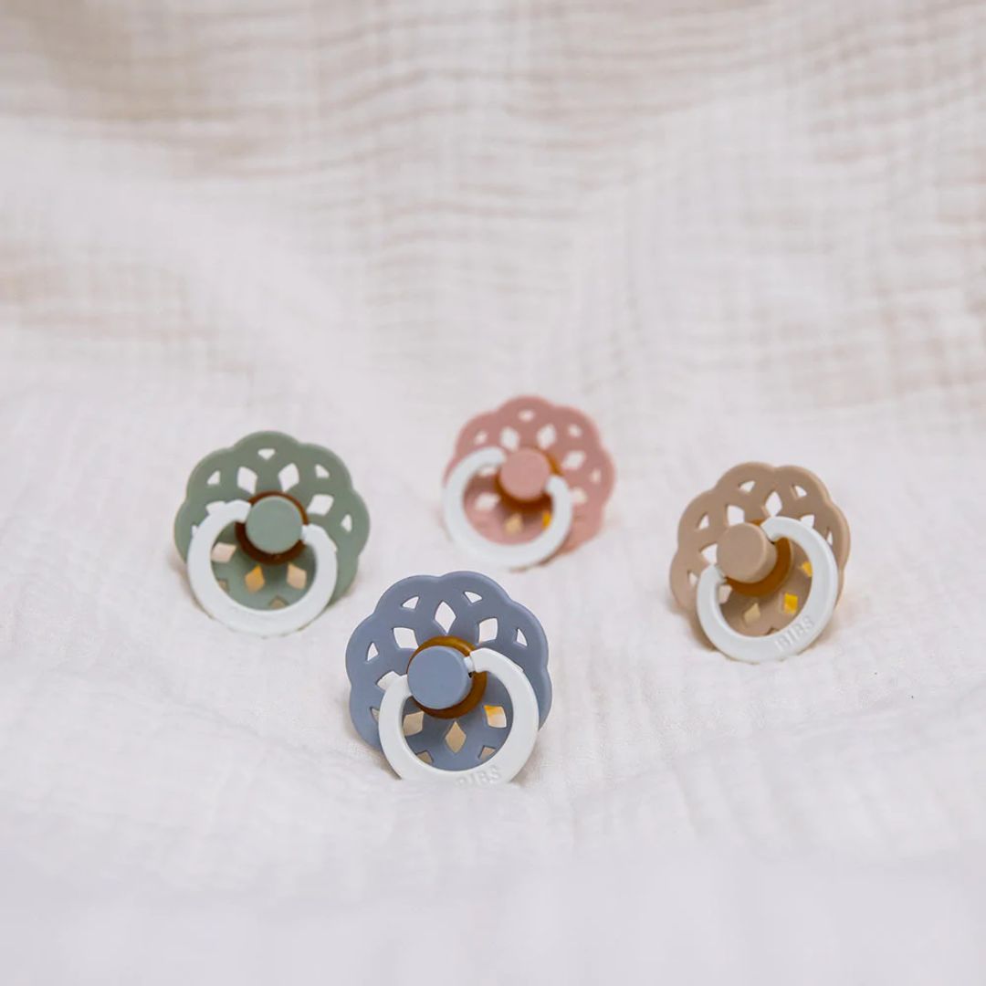 BIBS 2pk sutter boheme glow latex str. 2, Blush/vanilla night