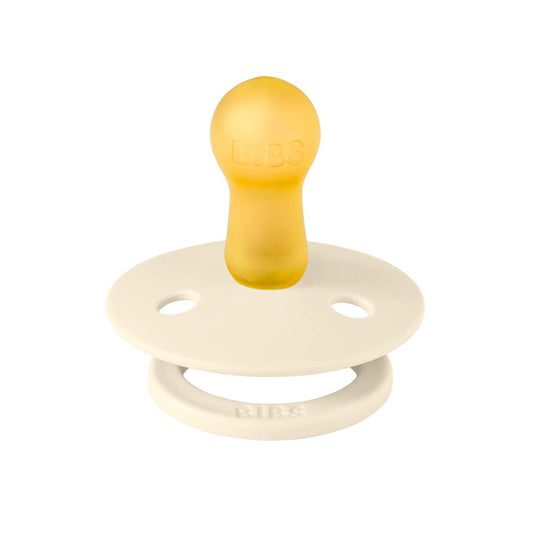 BIBS 2pk sutter colour latex str. 2, Ivory/blush