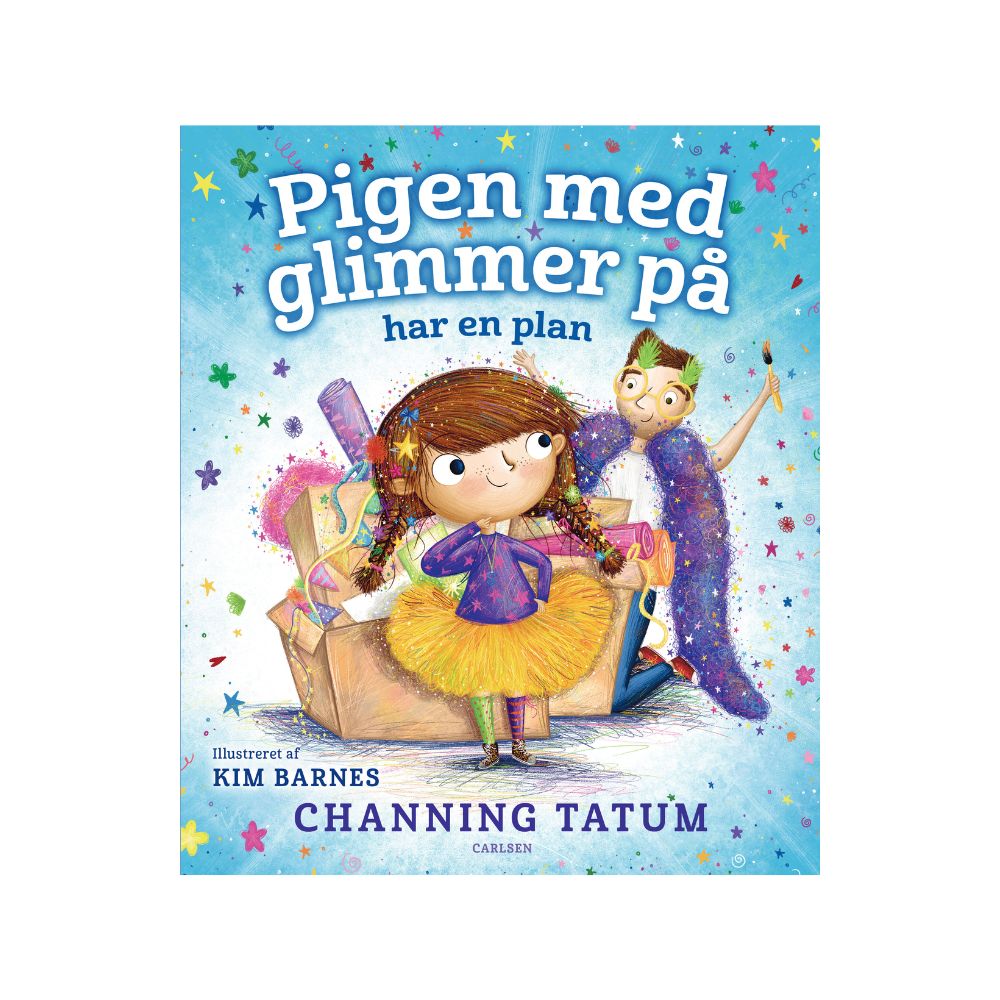 Bog Pigen med glimmer på har en plan