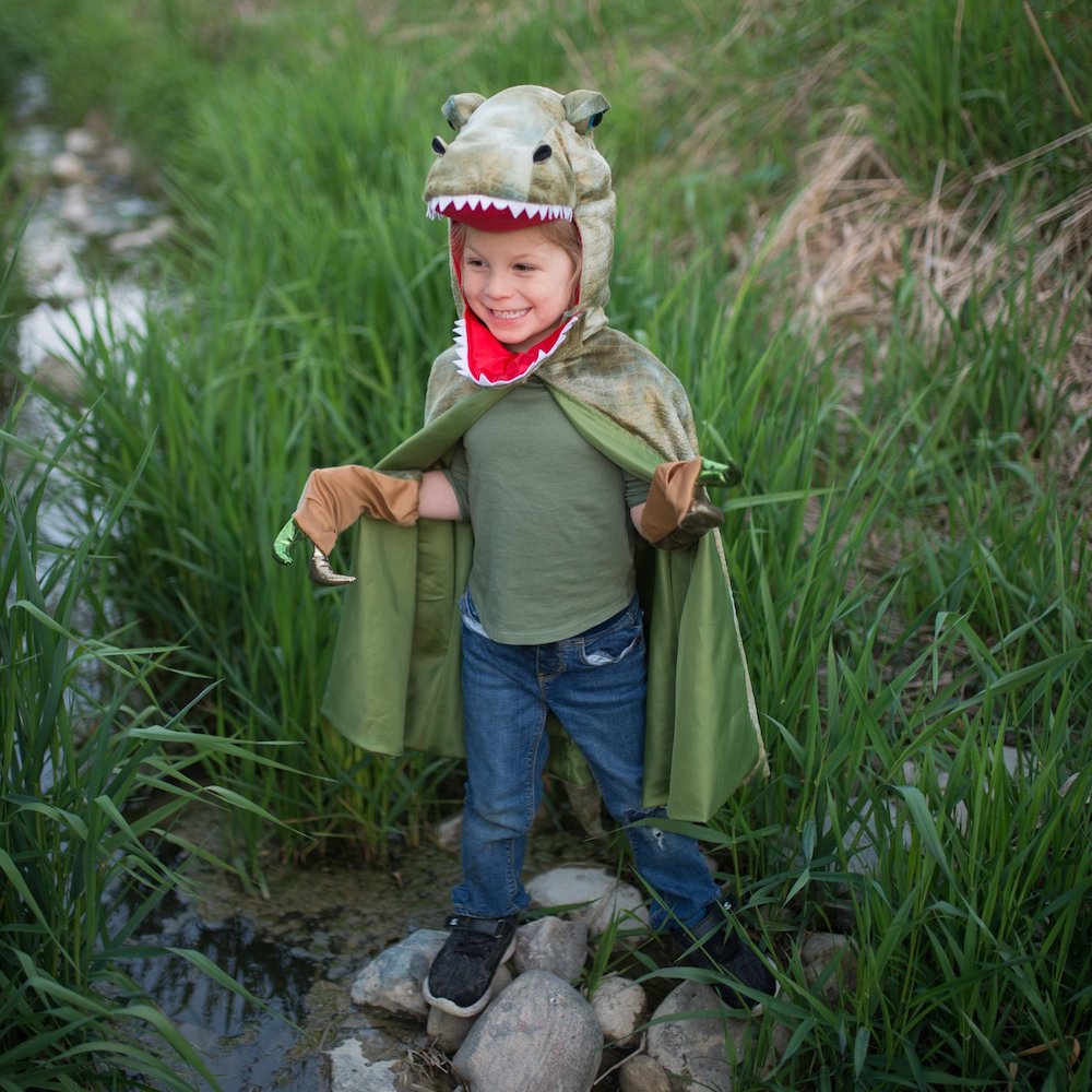 Great Pretenders T-Rex kappe, str. 4-6 år