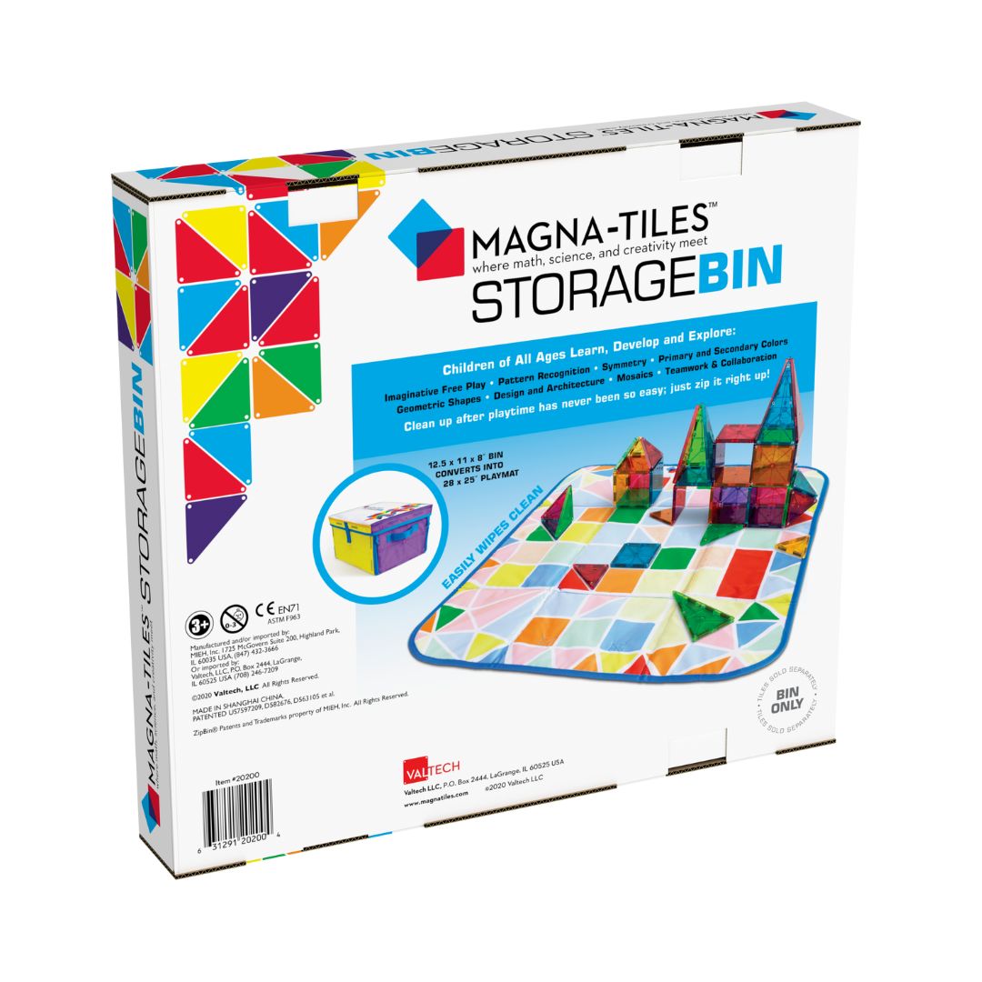 Magna-Tiles 2-i-1 opbevaringskasse og legetæppe