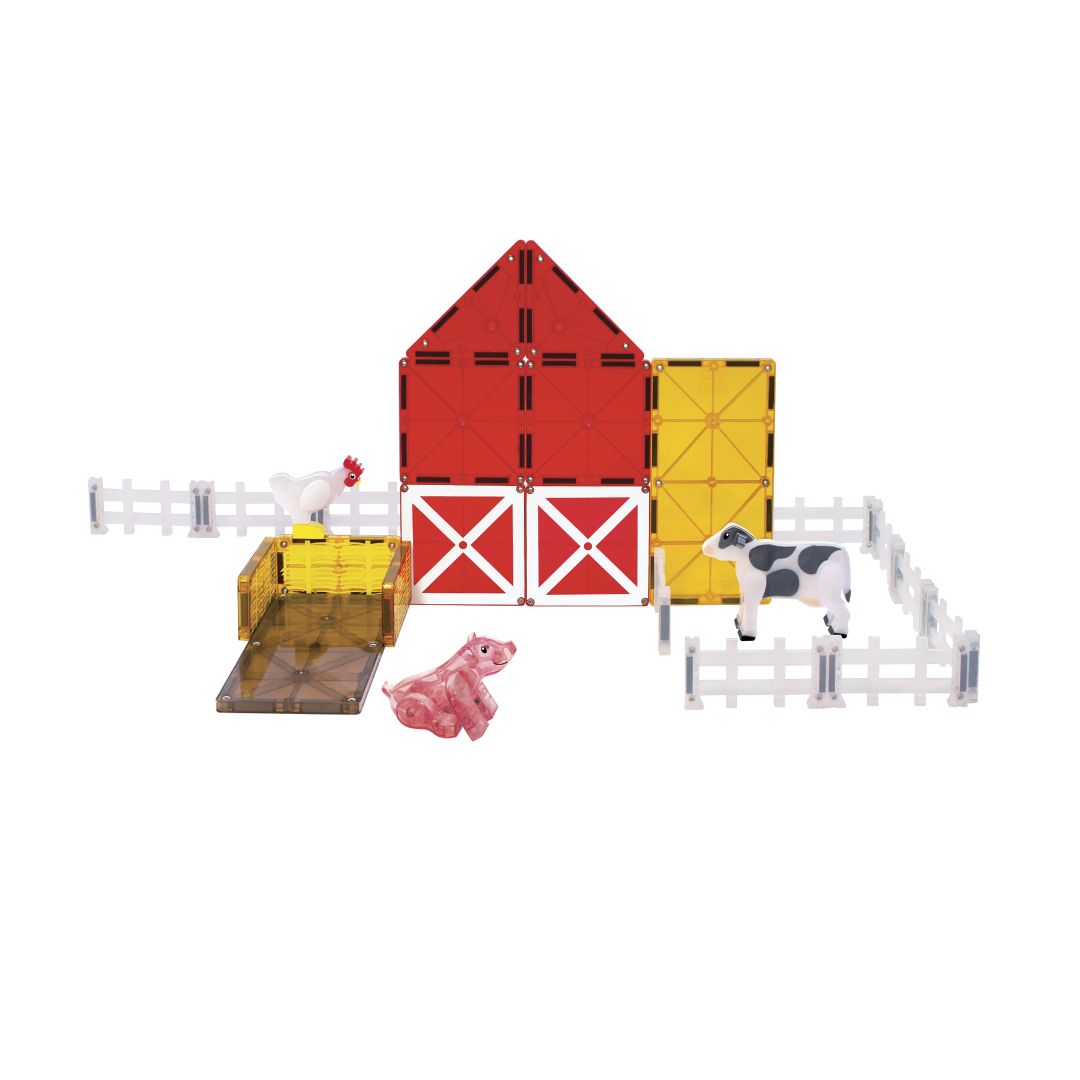Magna-Tiles Bondegårdsdyr, 25 dele