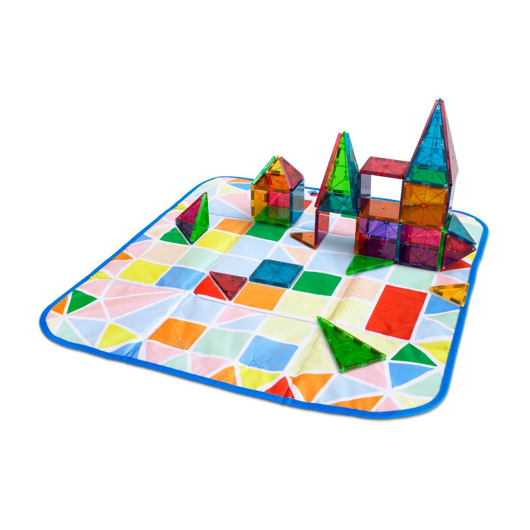 Magna-Tiles 2-i-1 opbevaringskasse og legetæppe