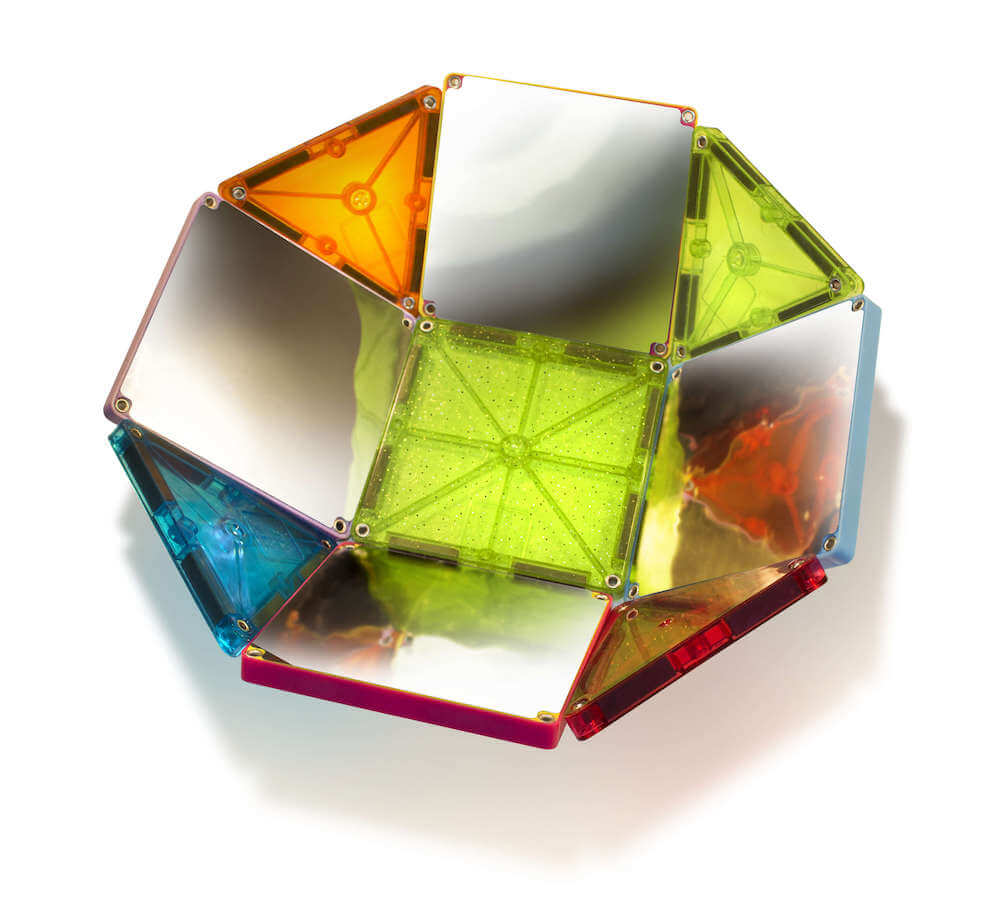 Magna Tiles Stardust bowl with 15 pieces