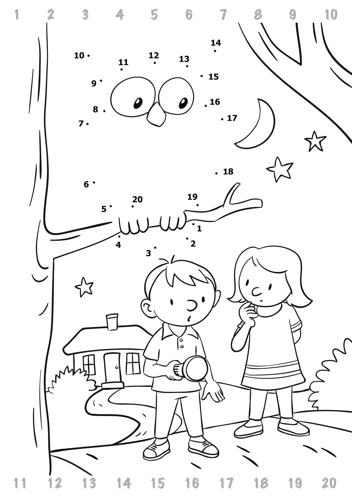 Bog Prik til prik: 1-20 - kano