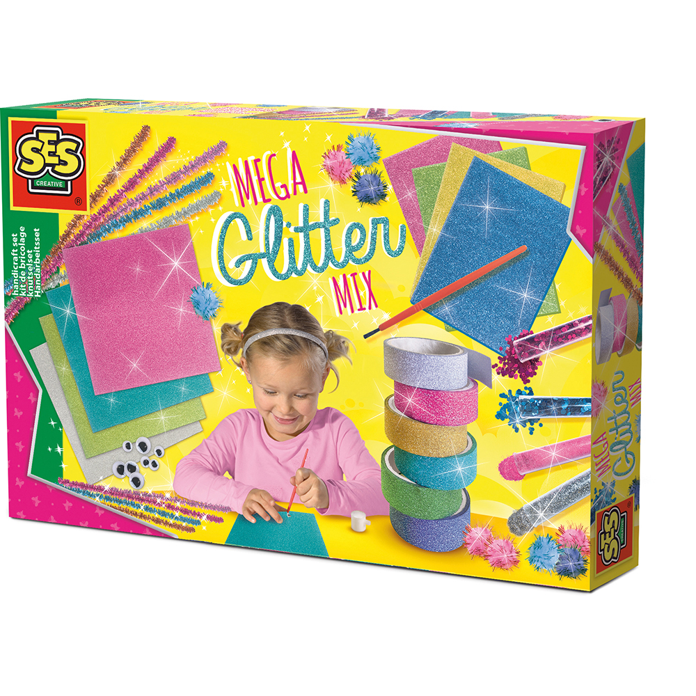 SES mega glitter håndarbejdesæt