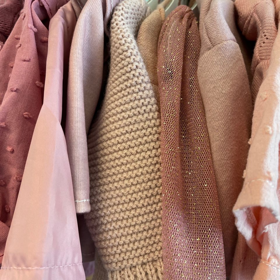 Asi dukketøj skjorte med kalvekrøs - rosa