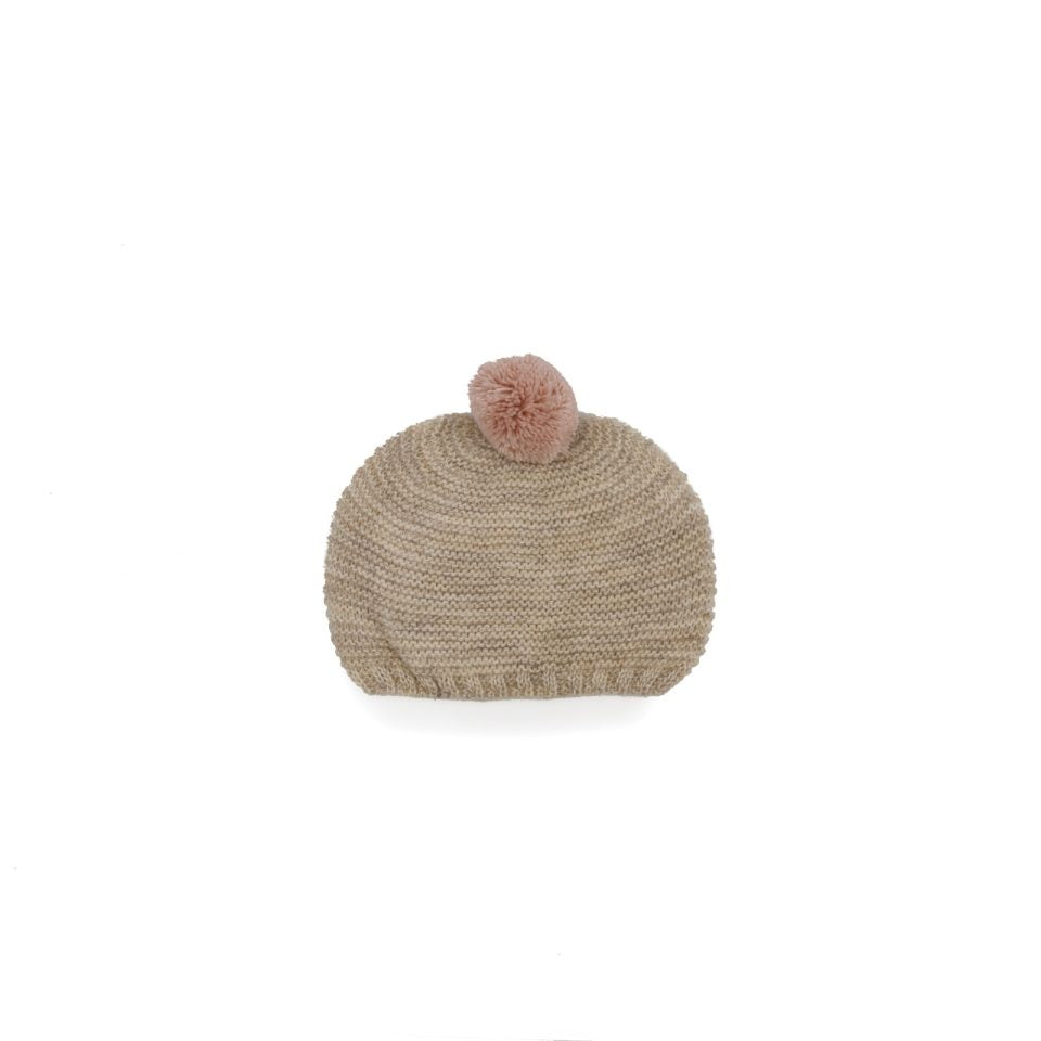 Asi dukketøj strikhue - rosa
