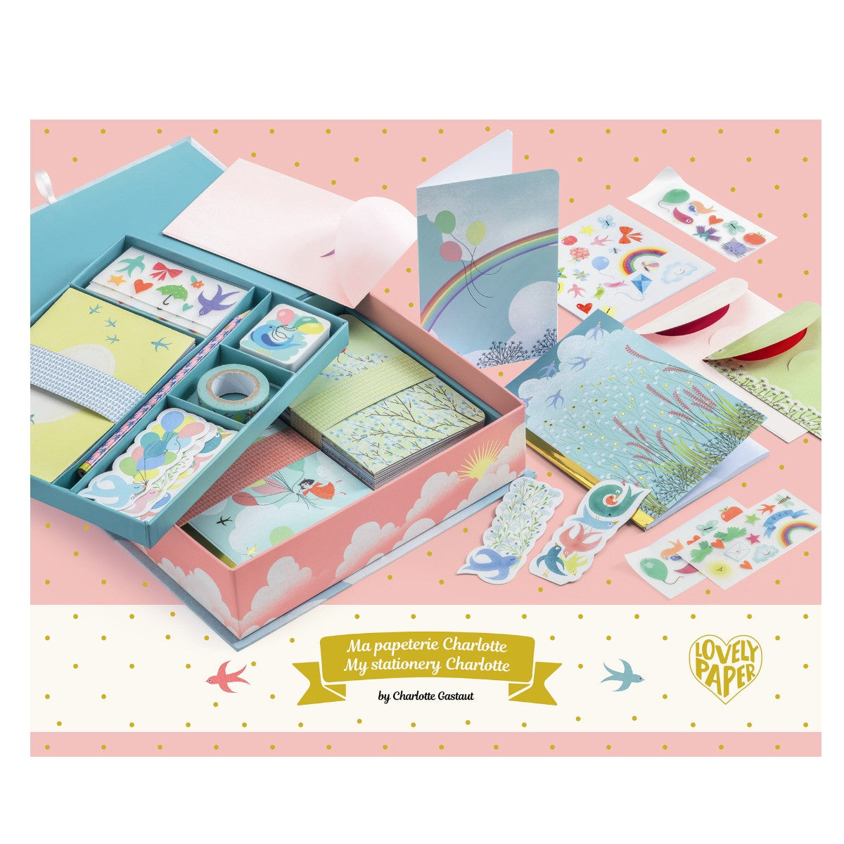 Djeco Lovely paper kreativ æske, Charlotte