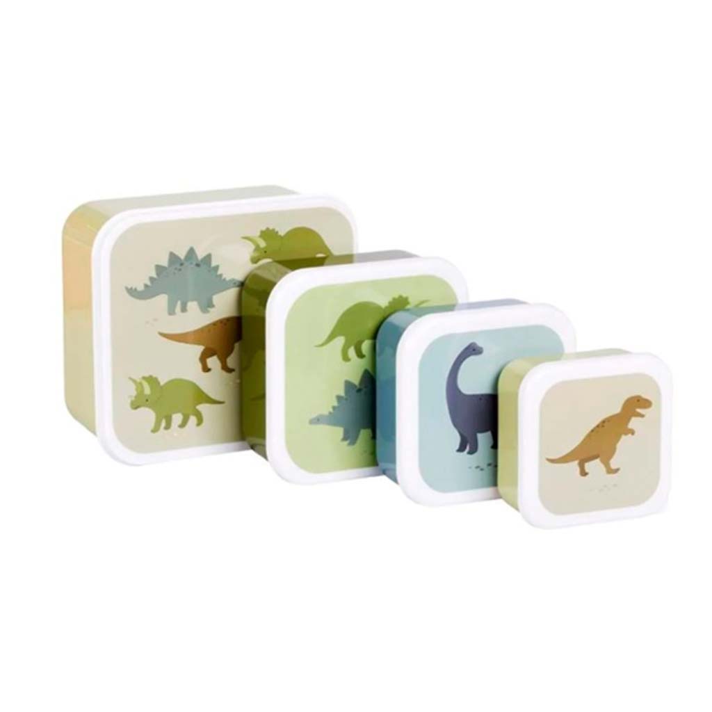 A Little Lovely Company Snackbox sæt, Dino