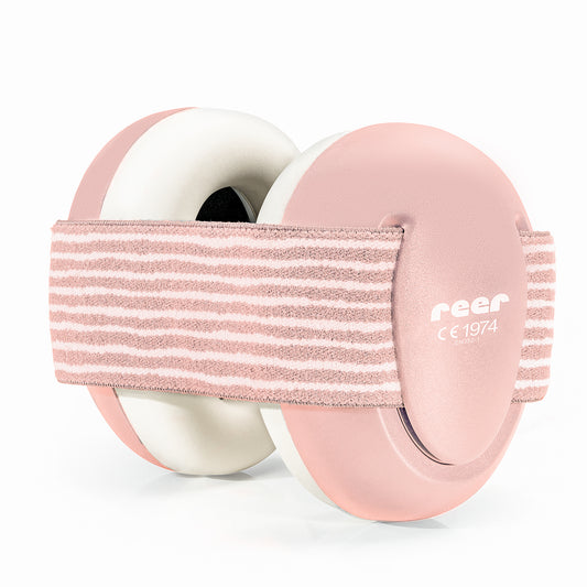 Reer høreværn til baby Lyserød