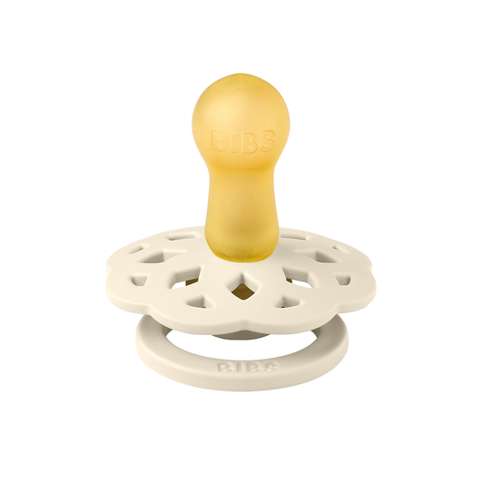 BIBS 2pk sutter boheme latex str. 2, Ivory/blossom