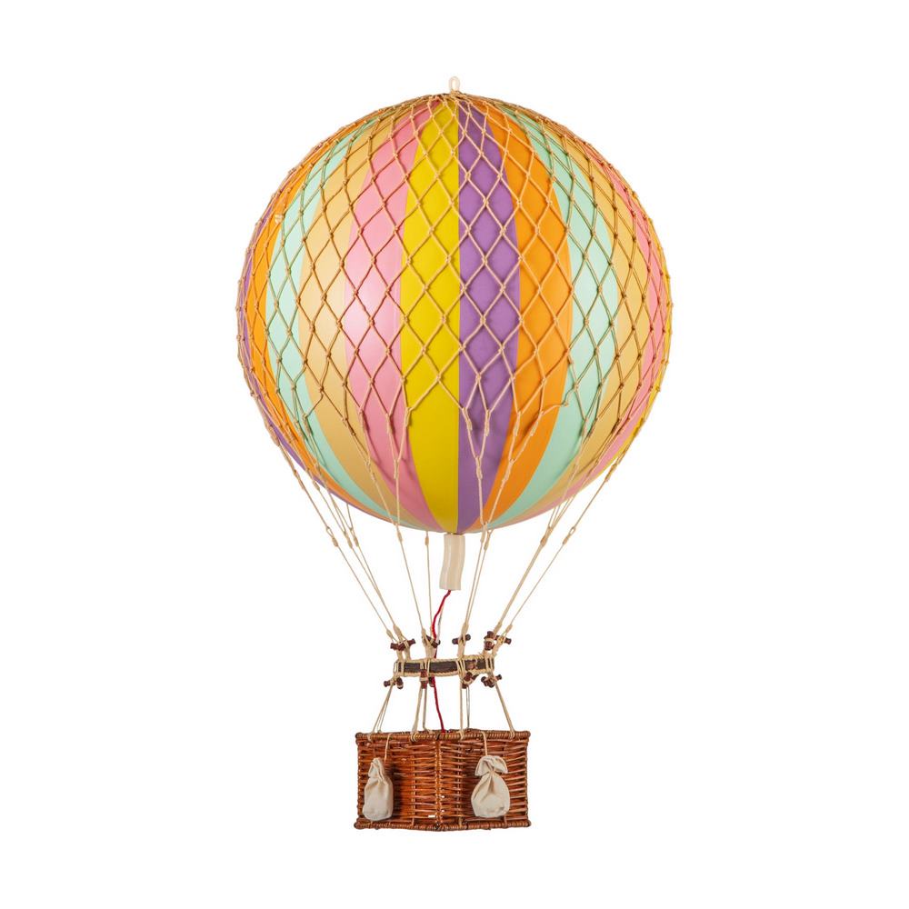 Authentic Models Royal Aero luftballon, 32cm. - Rainbow pastel