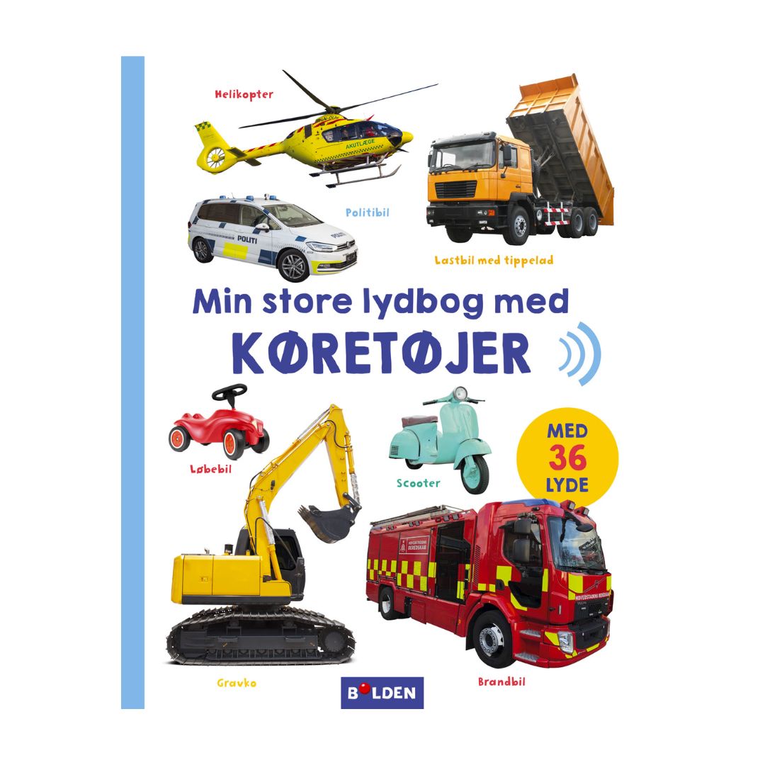 Bog Min store lydbog med køretøjer
