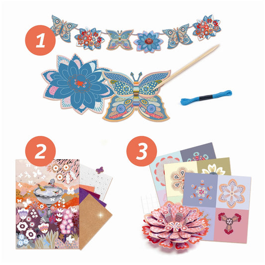 Djeco kreativt aktivitetsæt, Blomsterhaven