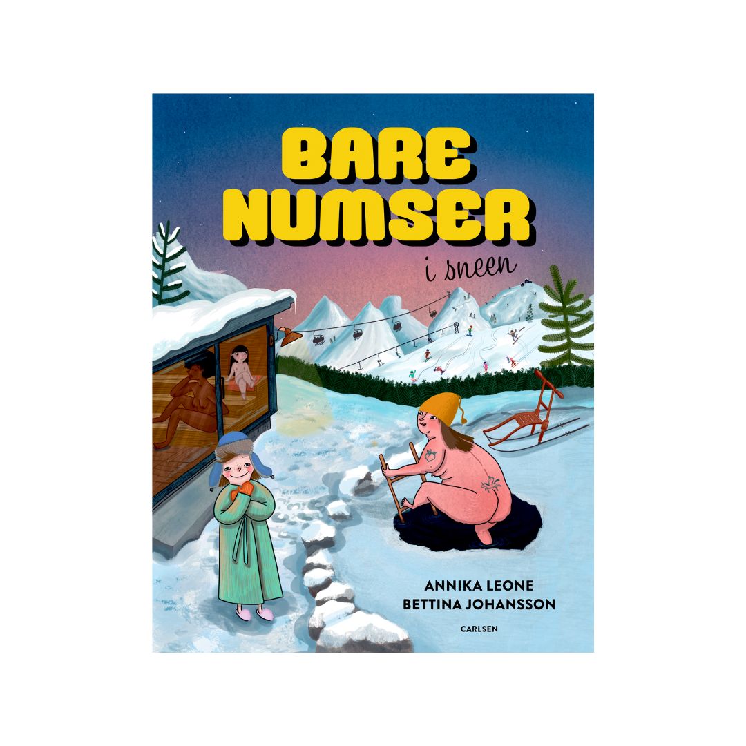 Bog Bare numser i sneen