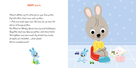 Bog Albert på potte